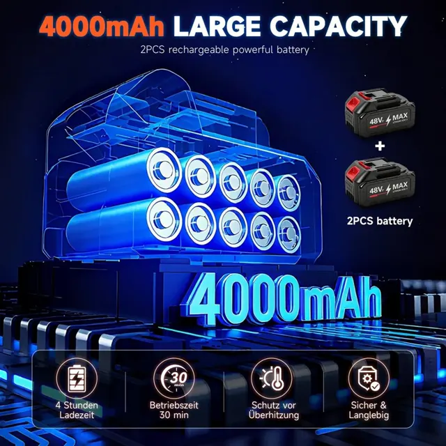 4000 mAh battery
